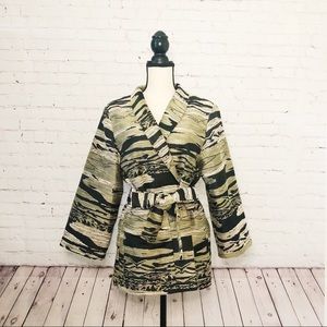 H&M Kimono Blazer With Belt Size M